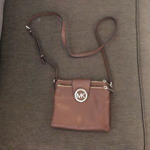 MK brown cross body