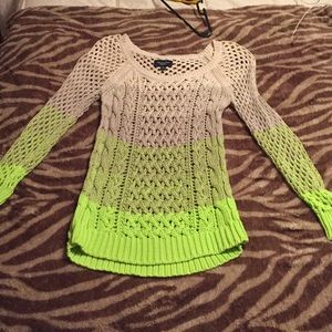 American Eagle Ombre Knit Sweater