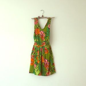 UO Urban Renewal Vintage Tropical Crossback Mini