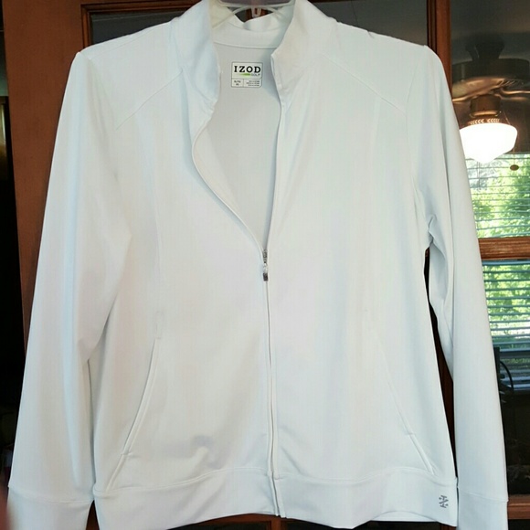 White Izod jacket