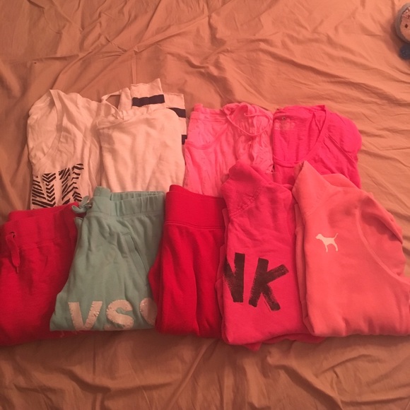 Bundle of Victoria's Secret and Pink clothes