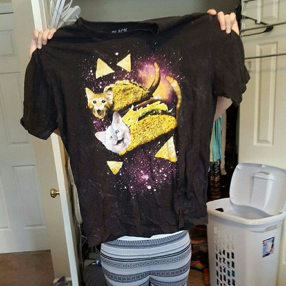 Taco cat graphic tee