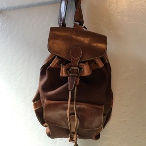 100% genuine leather backpack
