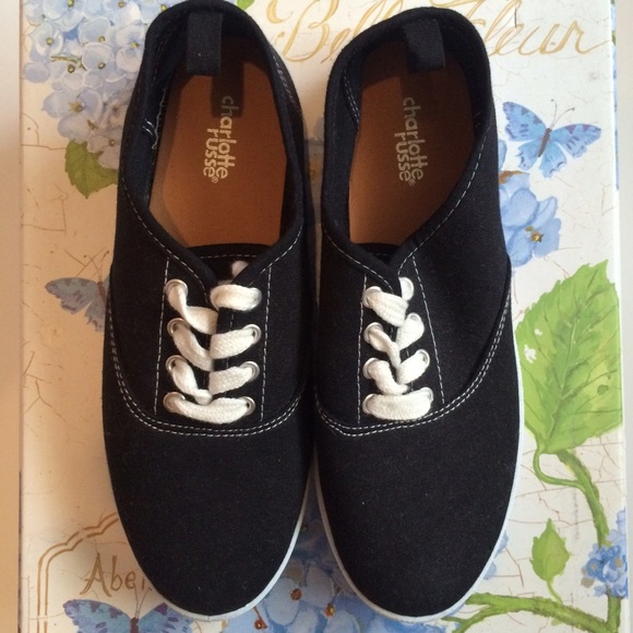 Charlotte Russe Black Sneakers