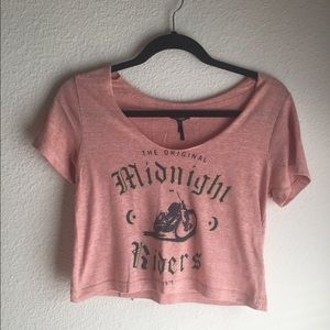 Pacsun | Peach Crop Top