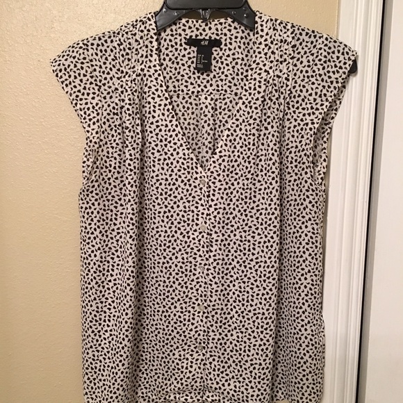 White & Black blouse