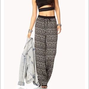 Vintage Inspired Damask Pants