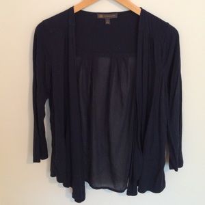 Navy Flowy Cardigan 🛍