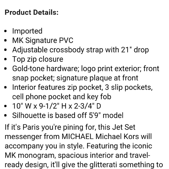 Michael Kors cross body - Picture 3 of 3