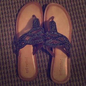 Beaded sandals