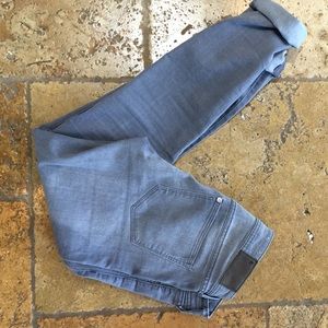Gray Super Skinny Super Low Waist Jeans