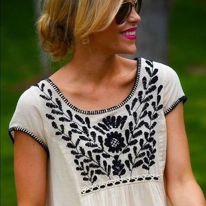 Hi-low free people embroidered dress