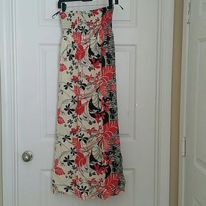 Tube top long summer dress
