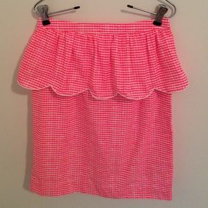 Lilly Pulitzer Peplum Skirt