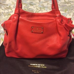 Kate Spade red handbag in excellent condition