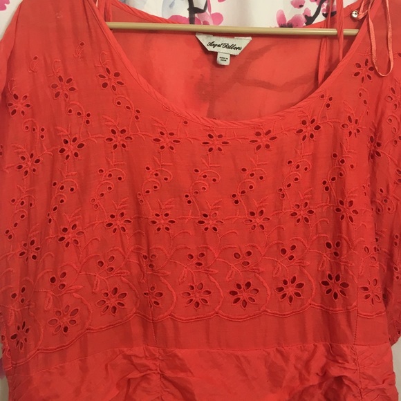 Coral dress perfect for spring. - Picture 2 of 4