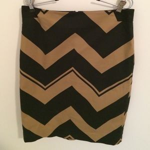 BRAND NEW Chevron Pencil Skirt