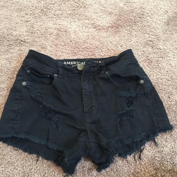 American eagle destroyed jean shorts