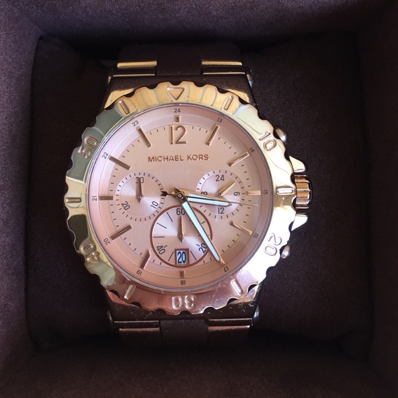 Michael Kors Rose Gold Chronograph Watch