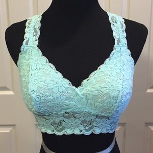Aerie Bralette--Light Ice Blue