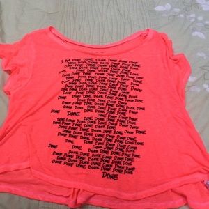 Hot pink Aeropostale shirt