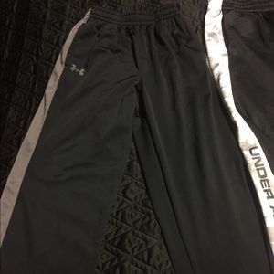 2 pairs of Boys under armour sweats