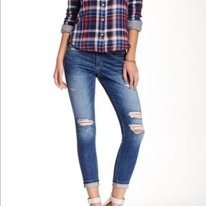 Joe's Jeans Skinny Ankle Destructed Keagan