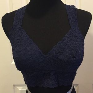 Aerie Bralette -navy color