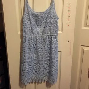 Light lavender lace dress