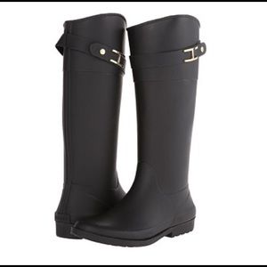 New with Box Tommy Hilfiger Rain Boots. - Black