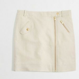 JCREW ZIP MINI TAN SZ.6 NEW