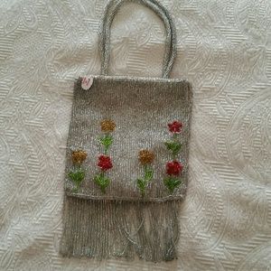 Beaded evening bag