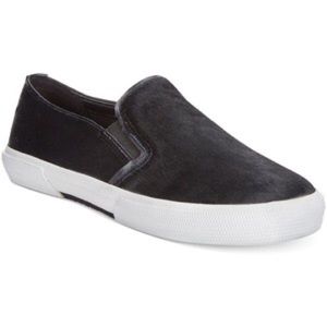 Kenneth Cole Calf Hair Look Slip On Sneakers