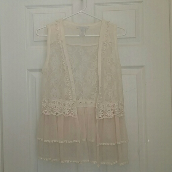 Lace vest