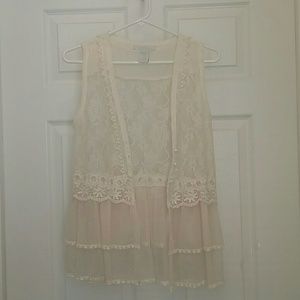 Lace vest