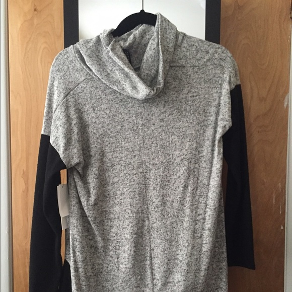 Mock neck comfy sweater