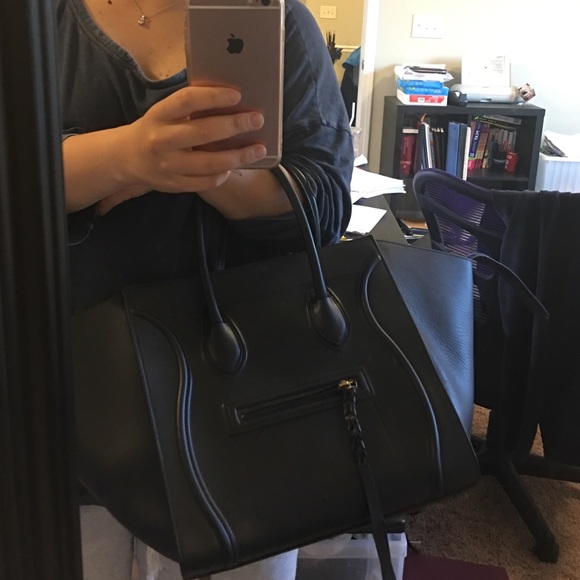 Celine bag! Phantam. Dark navy color - Picture 4 of 4