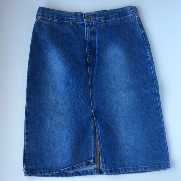 LAST CHANCE Gap Jean skirt knee length denim skirt