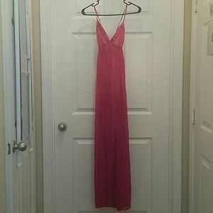 Pink maxi dress