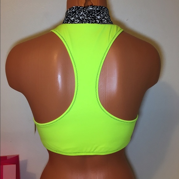 NEW PINK VS HIGH NECK TOP SWIM - Picture 3 of 4