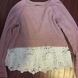 American Eagle Lace Sweater