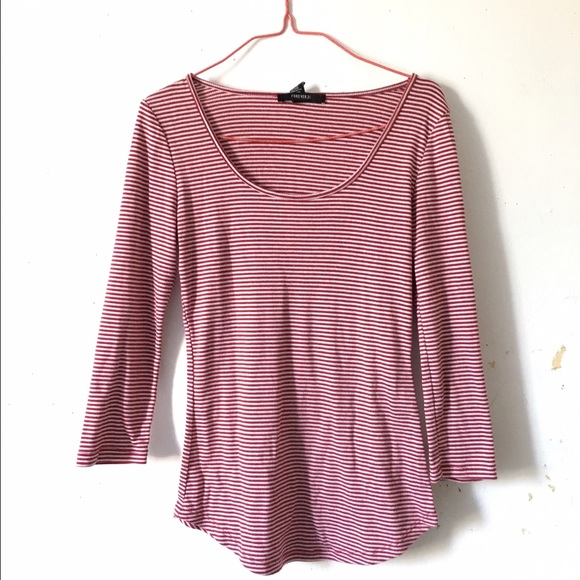 Striped red shirt