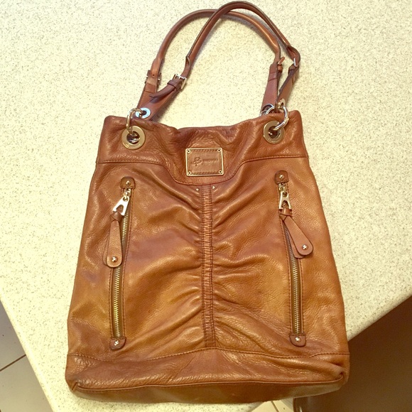 B. Makowsky Genuine Leather Handbag