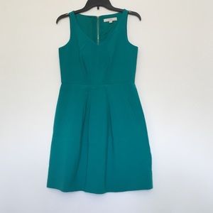 Teal dress with pockets