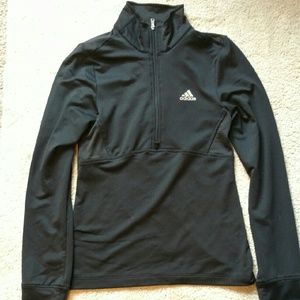 Adidas quarter zip athletic jacket