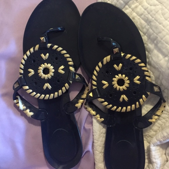 Jelly Jack Rogers (Navy and Gold)
