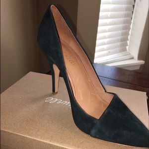 Madewell Mira heel in forest green