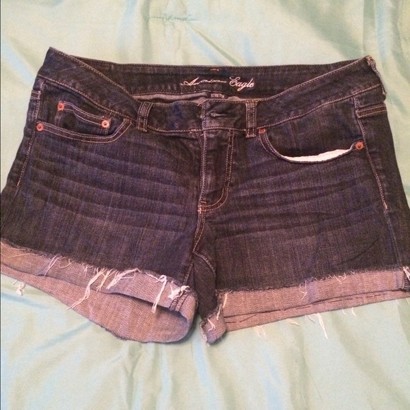 AEO dark wash Jean shorts