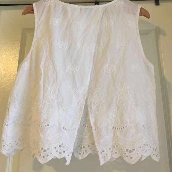 White Cropped Tank! FINAL MARK DOWN! - Picture 2 of 2