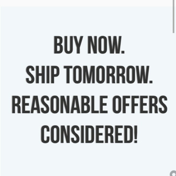 Shipping all items tomorrow!